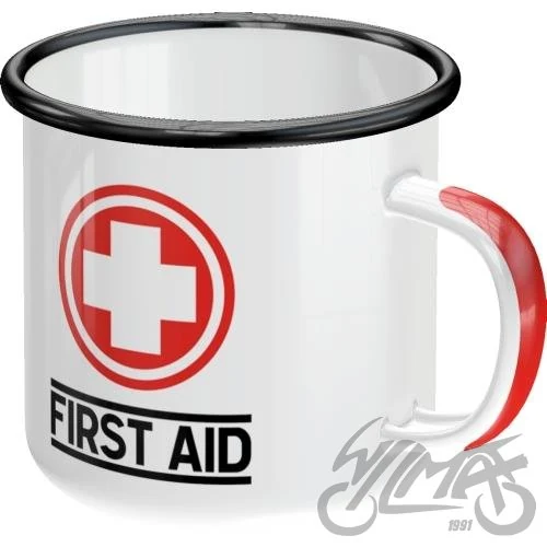 Kubek first aid emaliowany 43207 — ujęcie 2