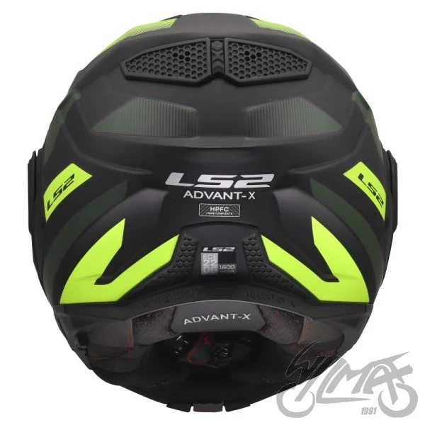 Kask szczękowy LS2 FF901 Advant X Nova Black H-V Yellow — S — ujęcie 5