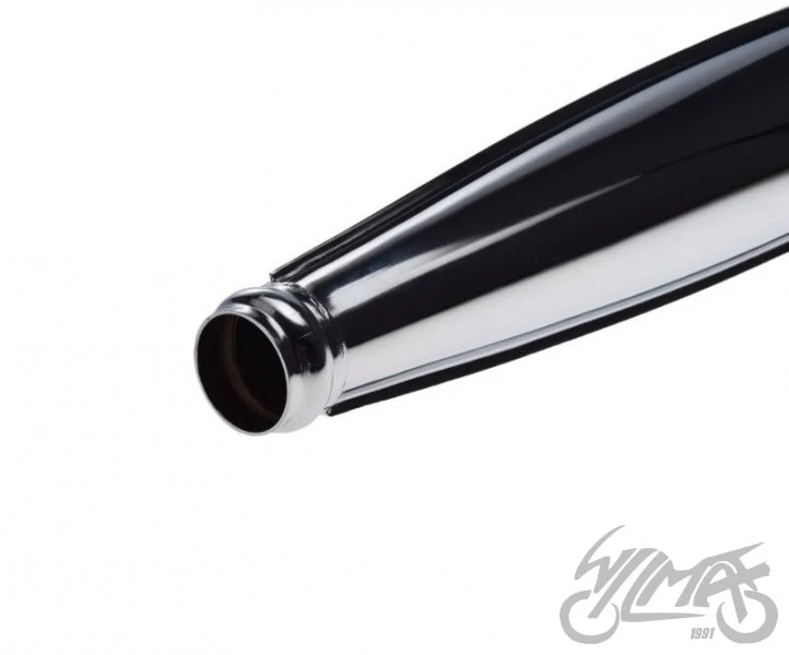 Tłumiki do Jawy 250 / 350 OLD, cygaro z flanszą — komplet 2 szt. JW8003 — ujęcie 3