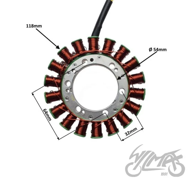 Stator 18 cewek do Honda VT750 98-03 — ujęcie 2