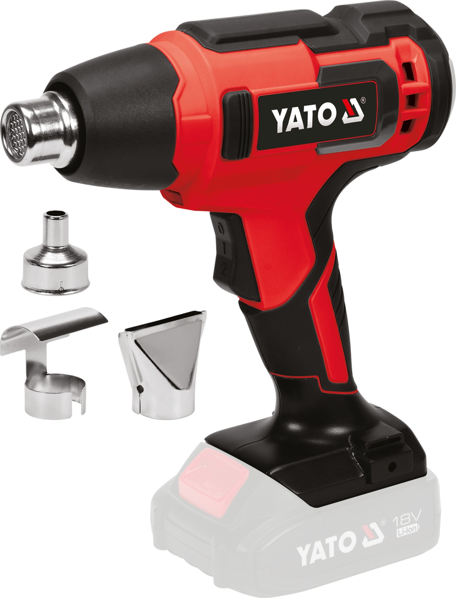 Opalarka akumulatorowa 2 biegi 18 V 550 stopni body YATO YT-82285 — ujęcie 2