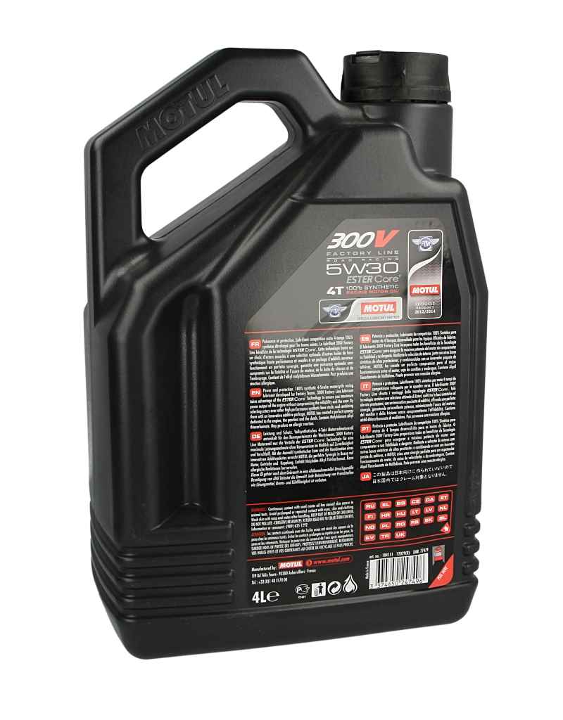 Olej 5W30 MOTUL 300 V factory line road 4T 4 l — ujęcie 14