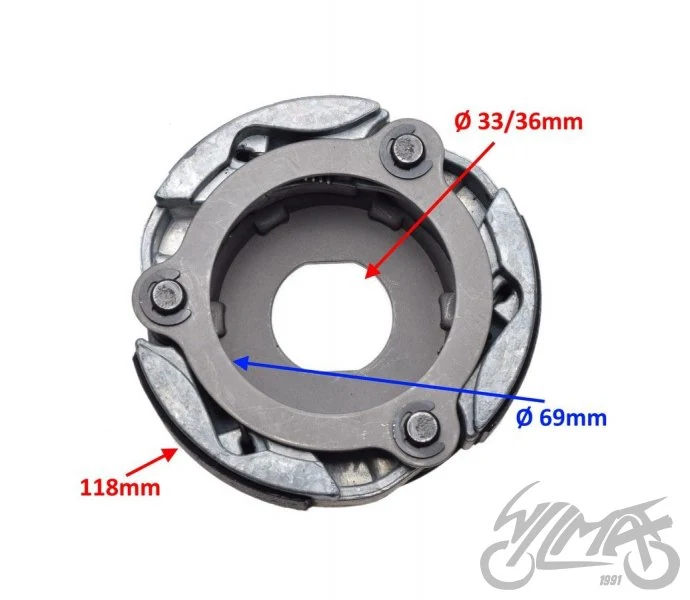 Szczęki sprzęgła do Yamahy Majesty 125CC — ujęcie 2