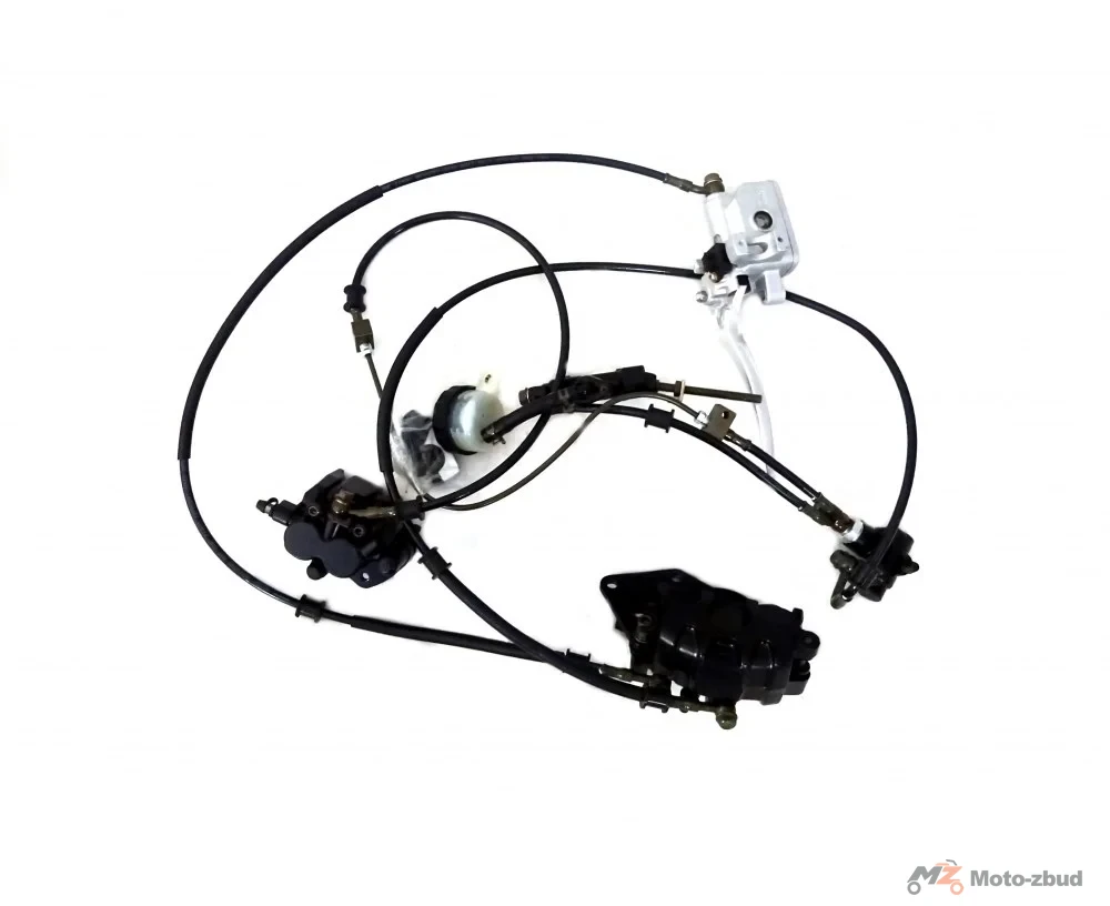 Junak M12 układ hamulca hydraulicznego "cbs" kpl.