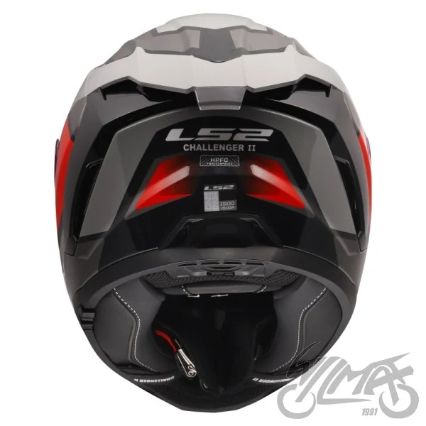 Kask LS2 FF817 Challenger II Viper Grey Red — rozmiar M — ujęcie 4