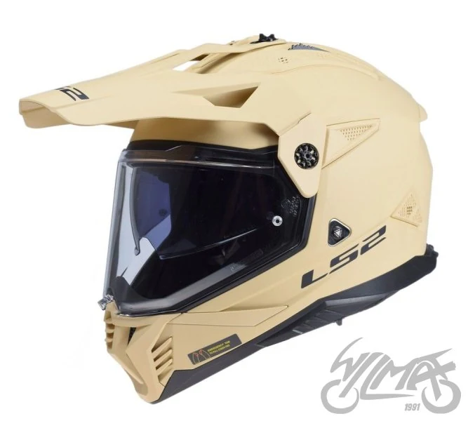 Kask adventure LS2 MX702 Pioneer II Solid Matt Desert — XS — ujęcie 1