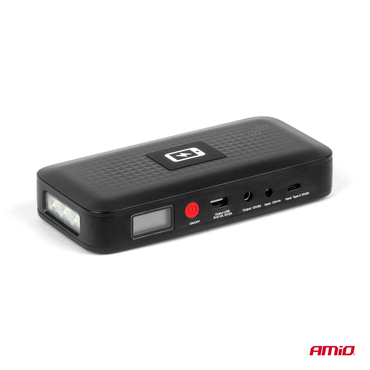 Urządzenie rozruchowe booster jump starer powerbank 12 V 12 Ah 800A — ujęcie 2