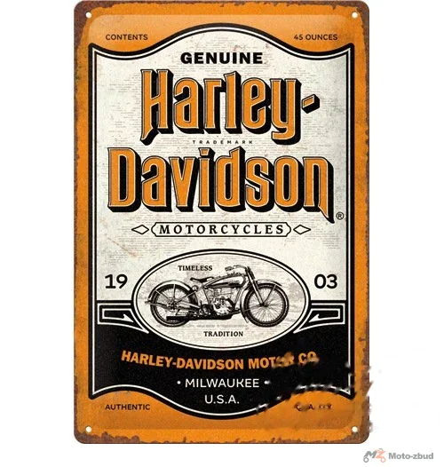 Tablica plakat 20 × 30 Harley-Davidson 22419