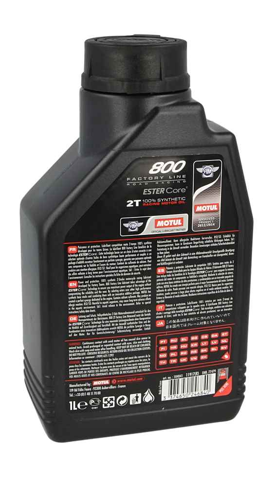 Olej MOTUL 800 factory line road racing 2T 1 l — ujęcie 14