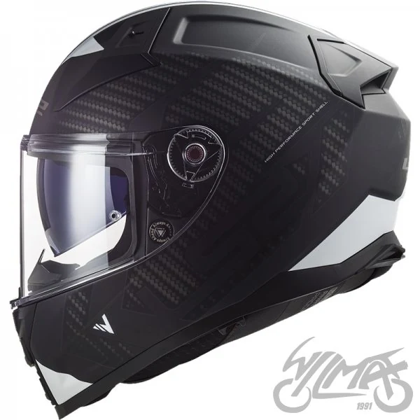 Kask LS2 FF811 Vector II Splitter Black Wh. — rozmiar M — ujęcie 2