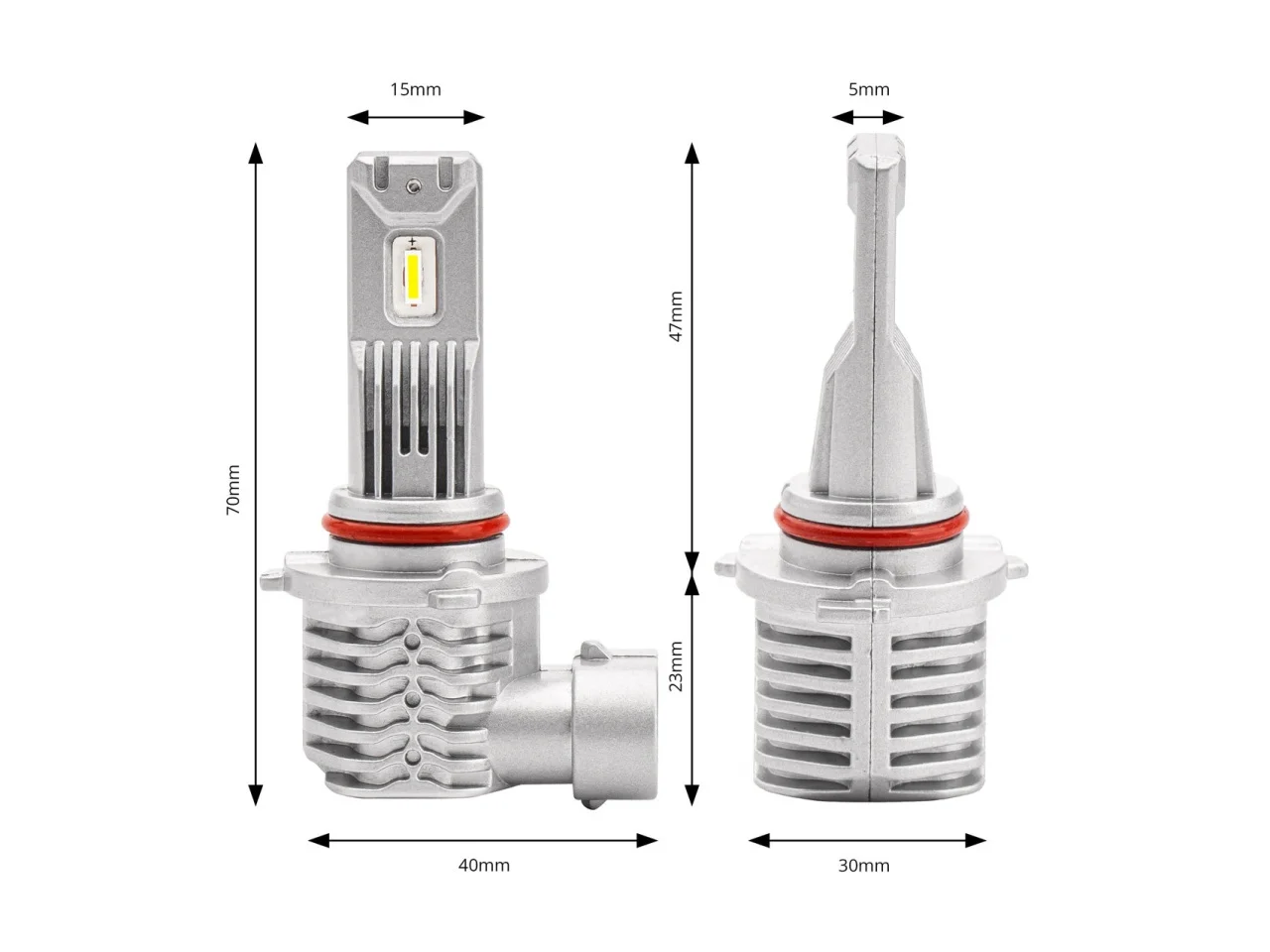 Żarówki samochodowe HB4 9006 LED X1 Series AMIO — ujęcie 4