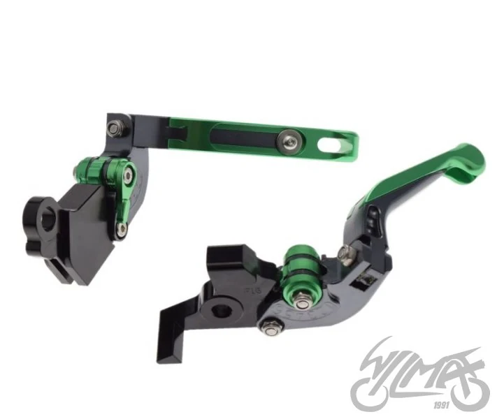 Komplet dźwigni sprzęgła i hamulca do Benelli 752S — zielone — ujęcie 2