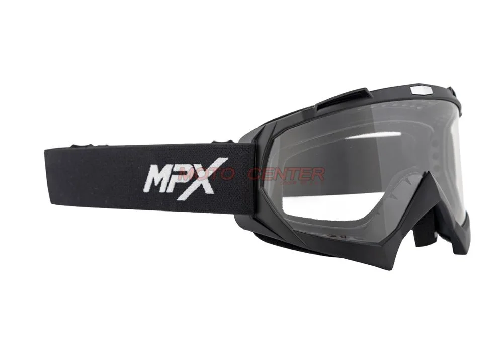 Gogle crossowe MPX YH-16 czarne matowy/szybka przezroczysta — ujęcie 2