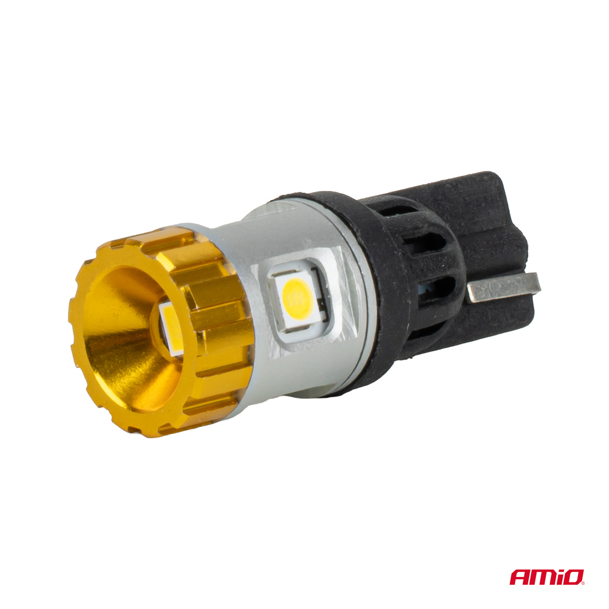 Żarówki LED CANBUS W5W T10 3030 4SMD + 3020 1SMD białe 12 V 24 V — ujęcie 3