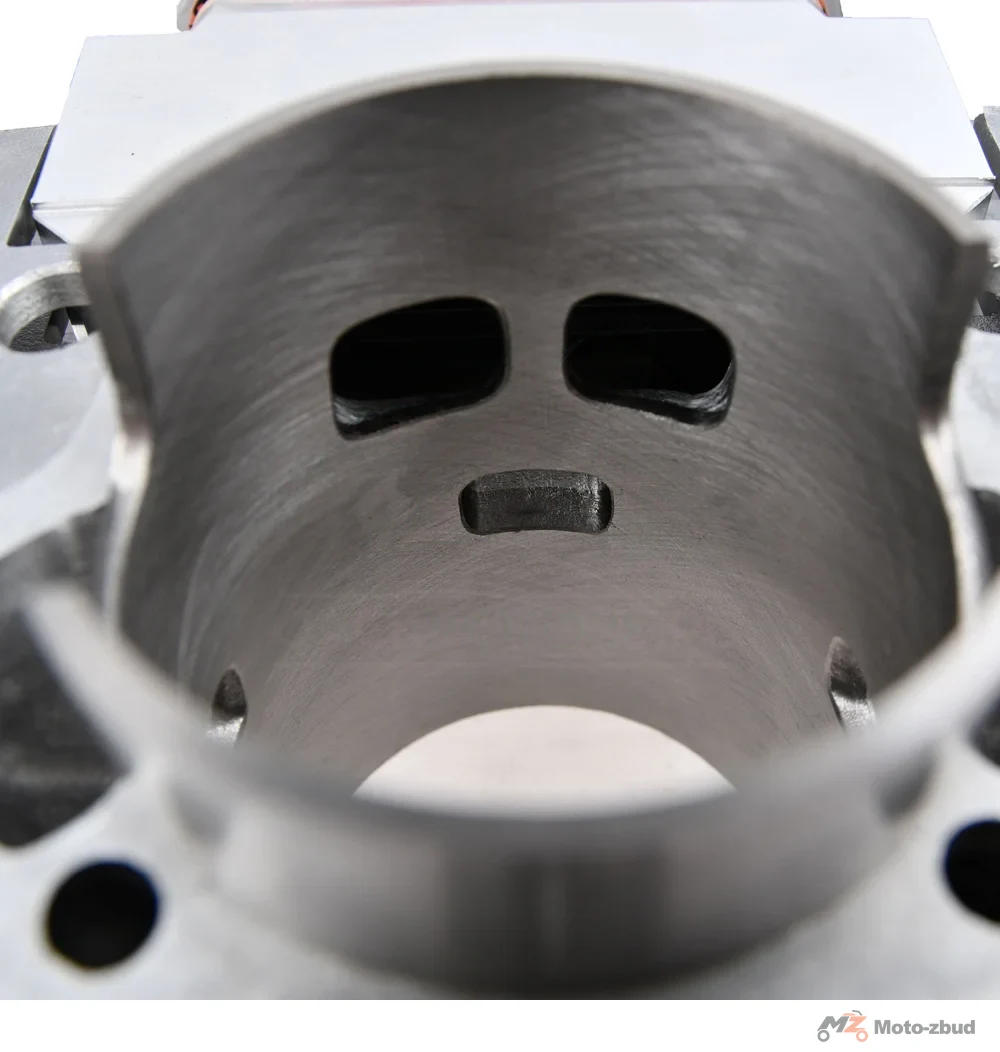 Cylinder Simson 105/3M sport membrana kpl. Barikit + głowica · tłok Barikit 2P, zawór membranowy AM6 + króciec BVF — ujęcie 3