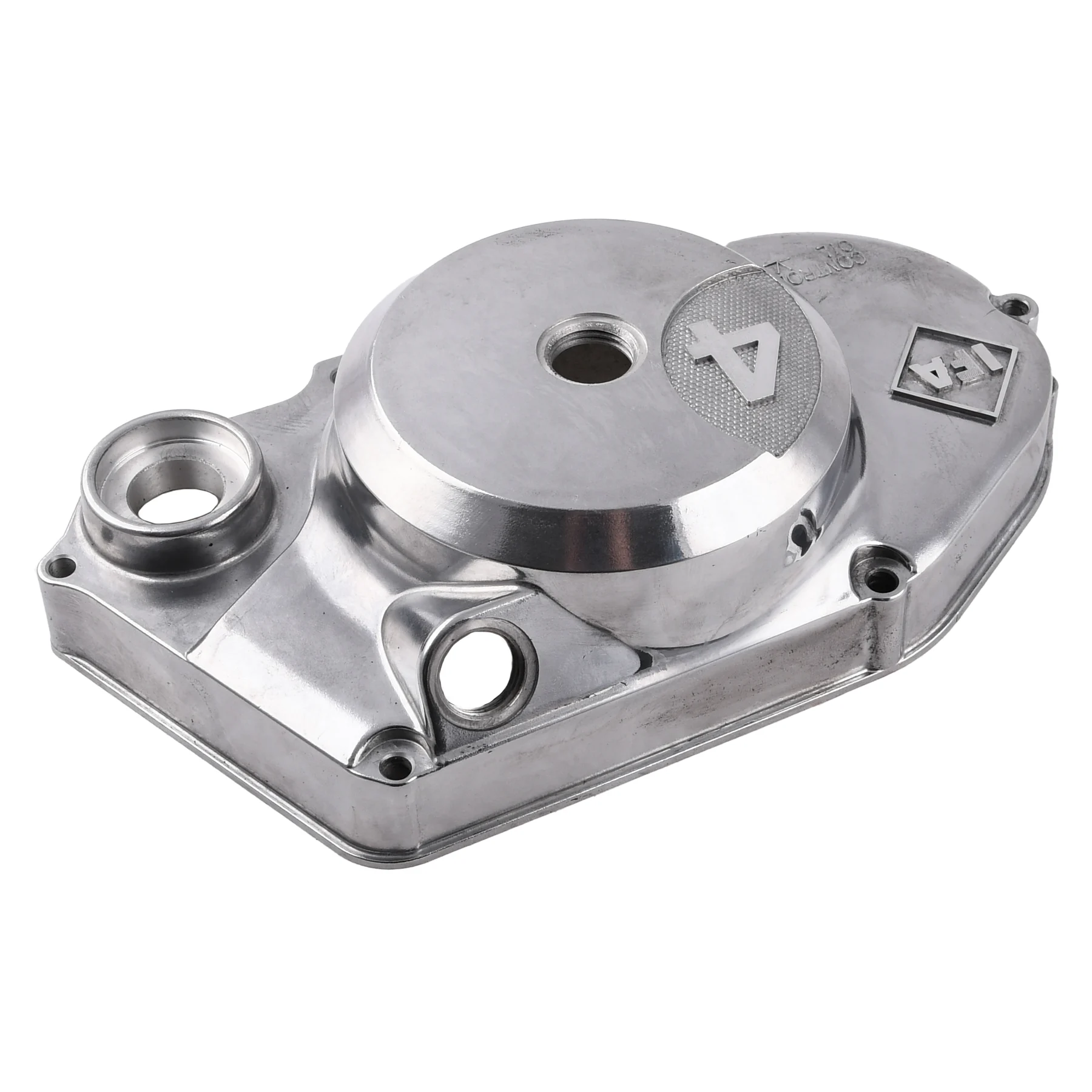 Pokrywa silnika Simson S51 SR50 lewa Ml-Megu aluminium polerowana — ujęcie 2