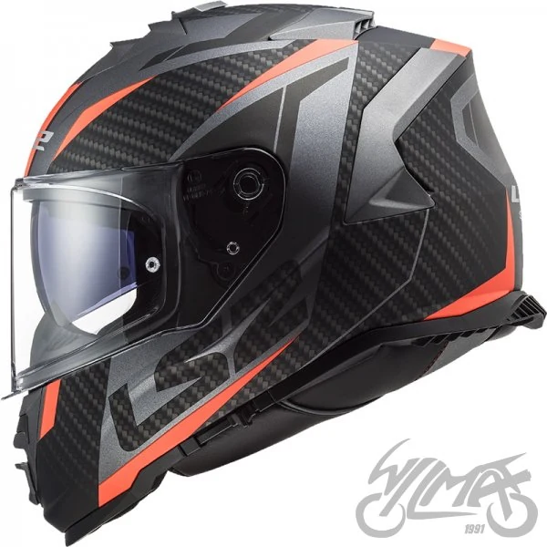 Kask LS2 FF800 Storm II Racer M. Titan Fluo — rozmiar XL — ujęcie 2