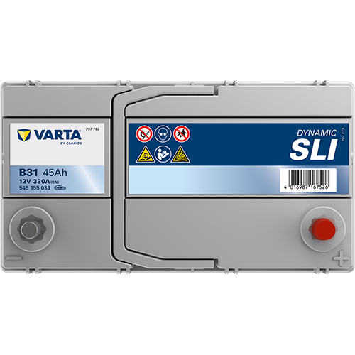 Akumulator 45 Ah 330A 238×129×227/P+ Varta 545155033K262 — ujęcie 4