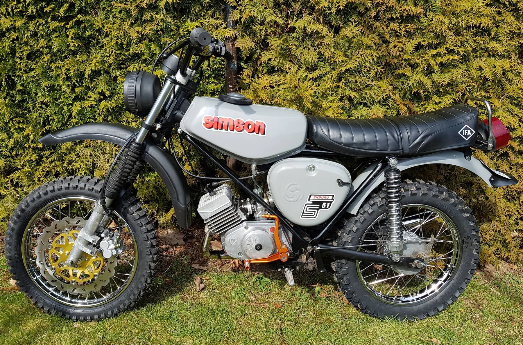 Hamulec tarczowy Simson S51 racing kpl. JMP — ujęcie 2