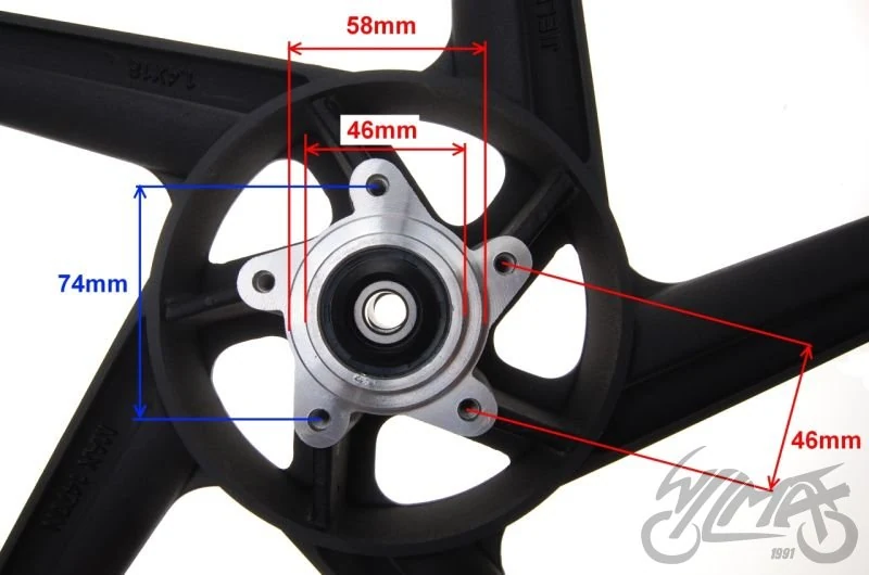 Obręcz koła 18 × 1,40 przód do Shineray XY125-10D — ujęcie 2