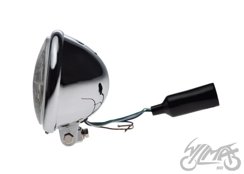 Chromowana lampa H4, klosz 133 mm — AW24335 — ujęcie 3