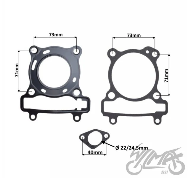 Uszczelka cylinder do Yamahy X-Max 125 52,00 2006–2013 — ujęcie 2