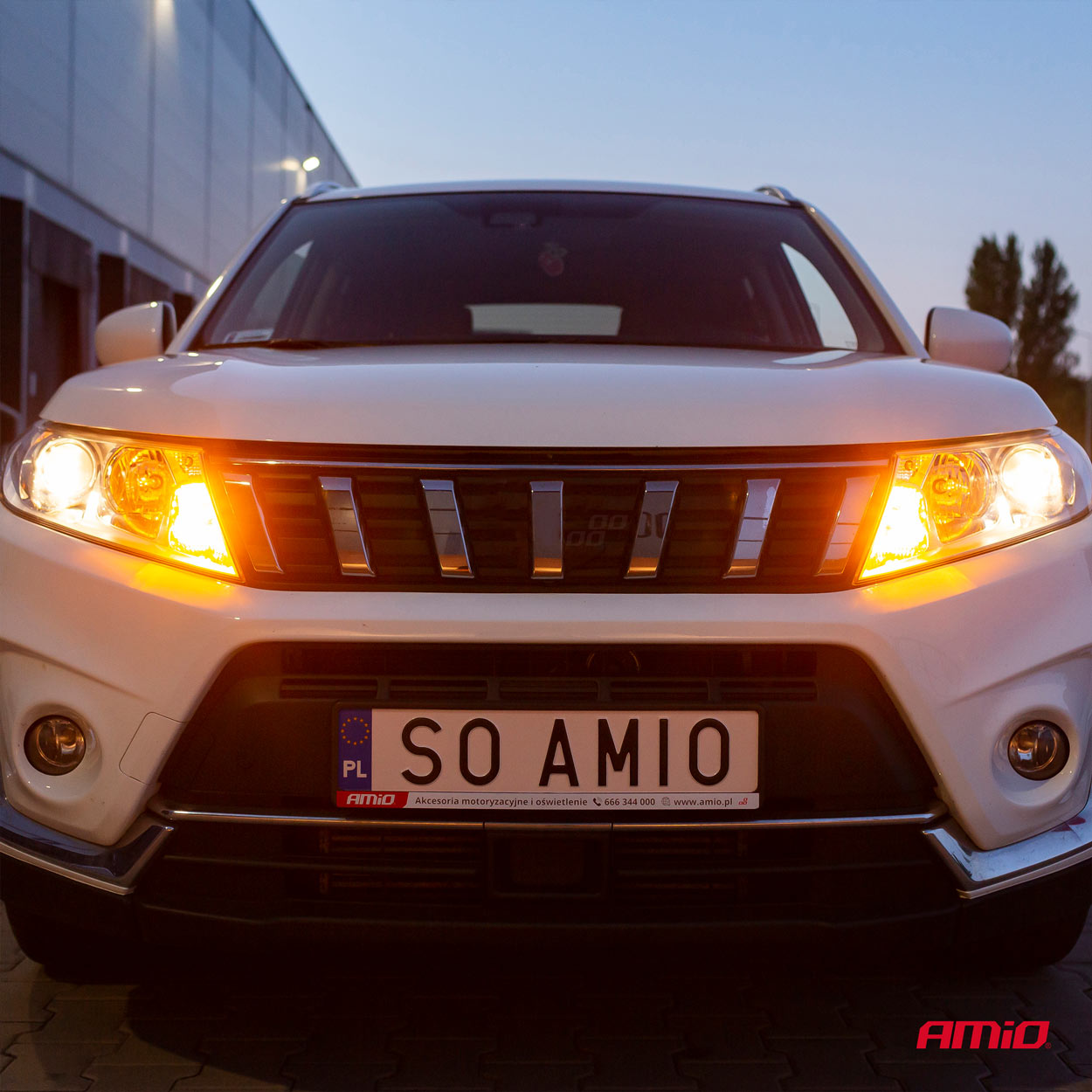 Żarówki LED CANBUS BAU15S PY21W Pomarańczowa Amber 12 V 24 V — ujęcie 5