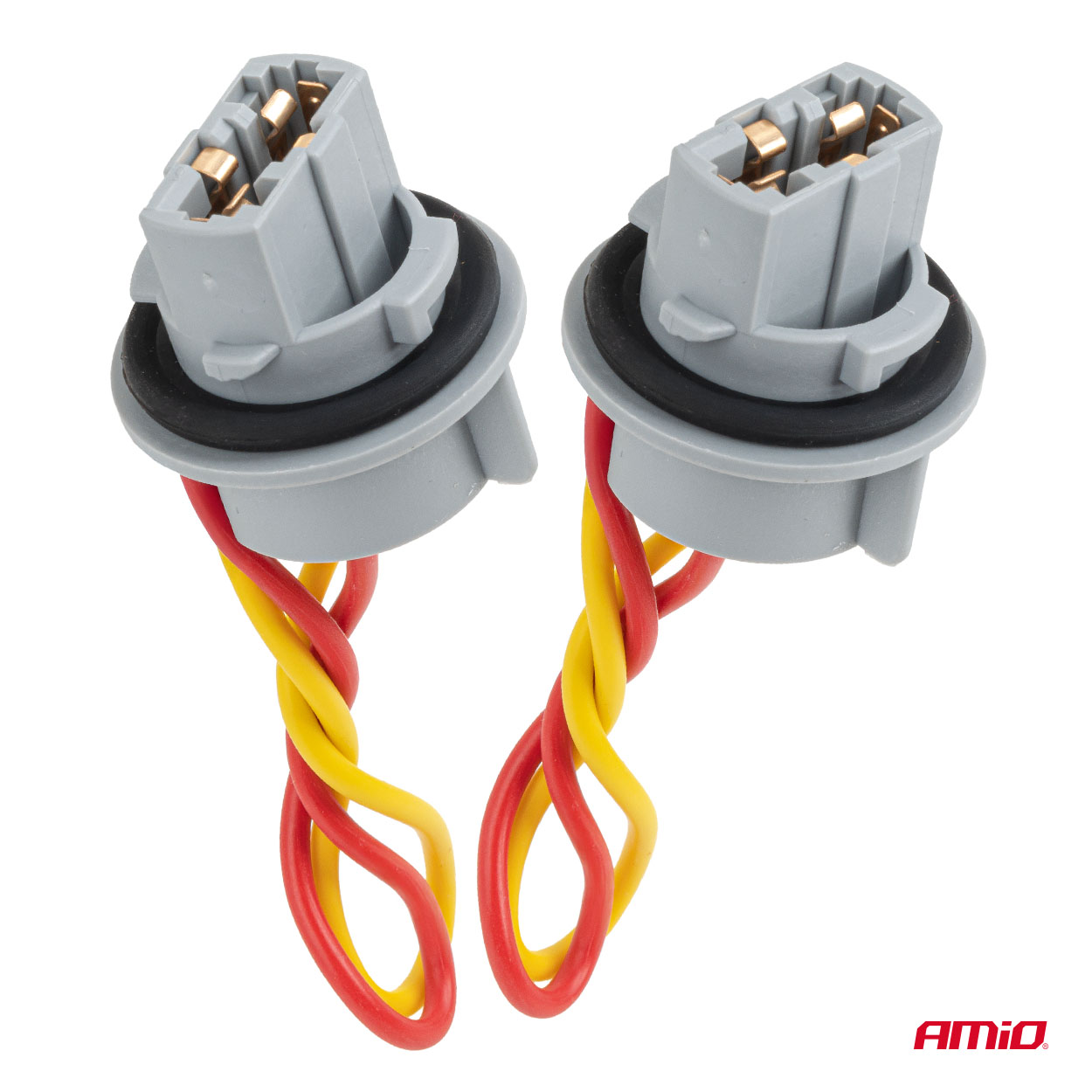 Oprawa gniazdo żarówki T20 LED 12 V W21W WY21W W3x16d 7440 T20 2 szt. — ujęcie 2