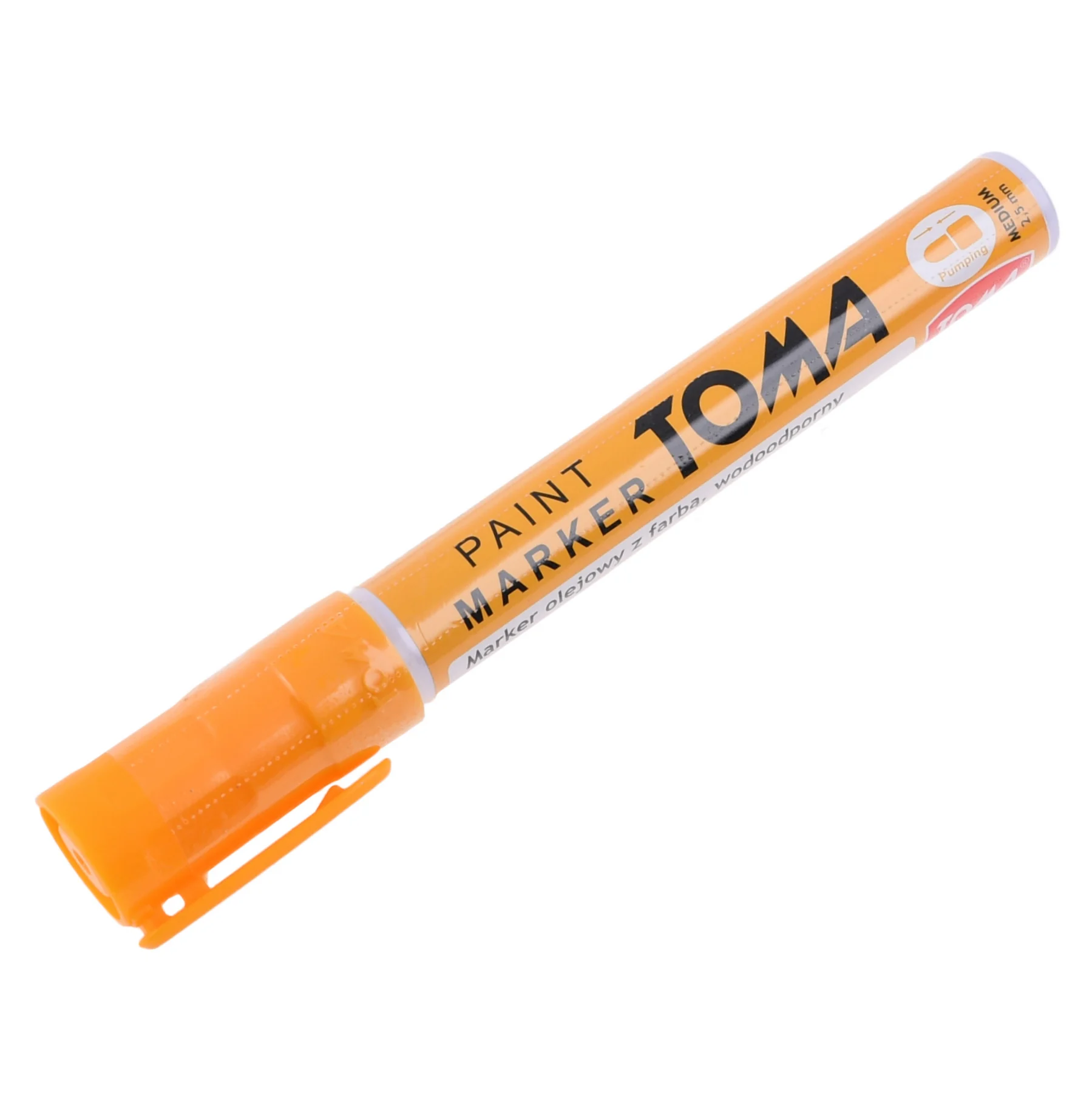 Pisak do opon TOMA żółty marker — ujęcie 1