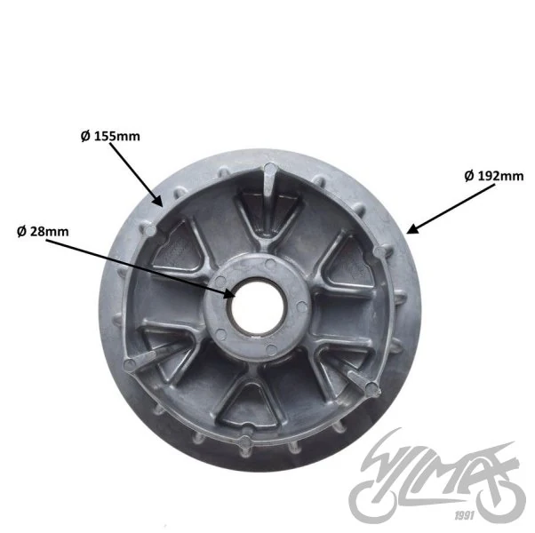 Talerz wariatora do CFMoto 400 600 — ujęcie 2