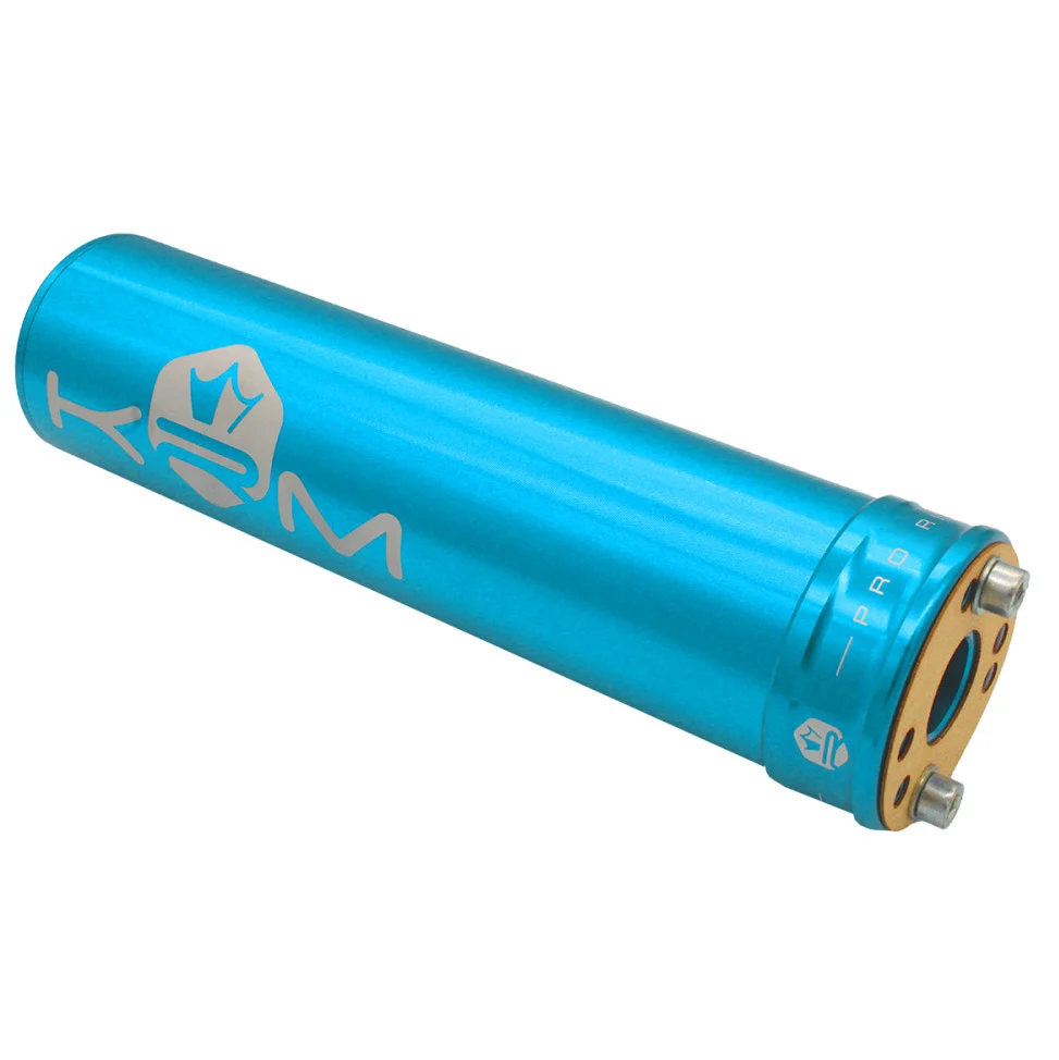 Końcówka wydechu KRM Pro Ride aluminium jasno niebieska 70-90 cm³ — ujęcie 2