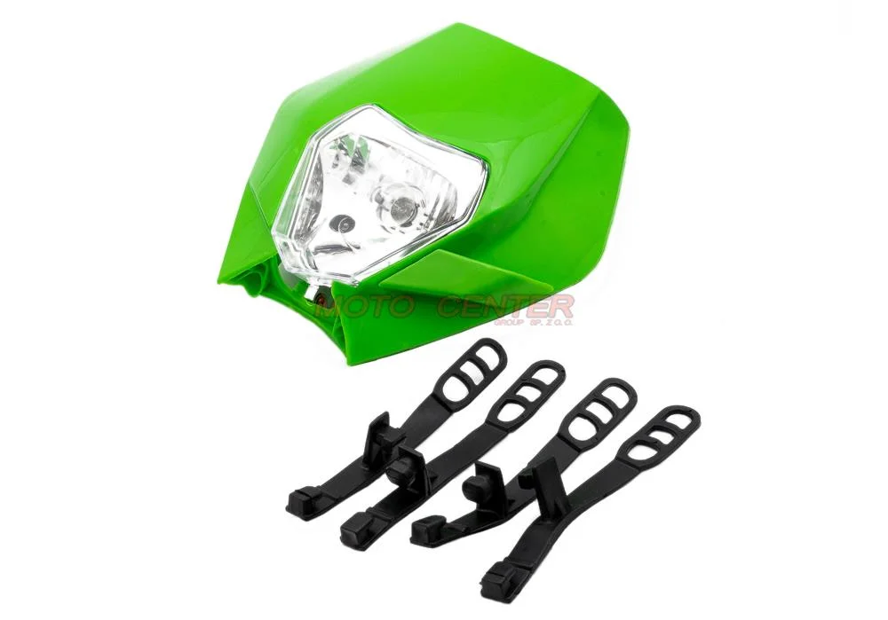 Lampa przód Cross 125 cm³ + zielona owiewka — ujęcie 2
