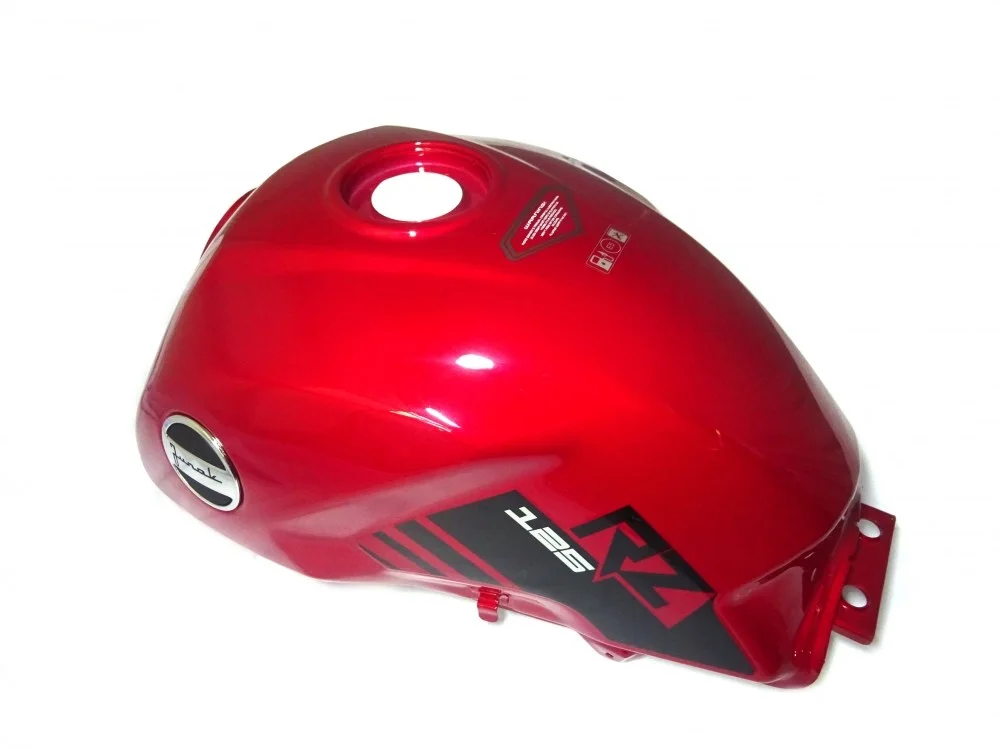 Junak RZ125 zbiornik paliwa bordowo-czarny (pompa 8 śrub) (pompa yeson) — ujęcie 2