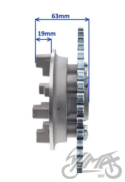 Zębatka tył 42z 428 do Shineray XY125-10D — komplet — ujęcie 3
