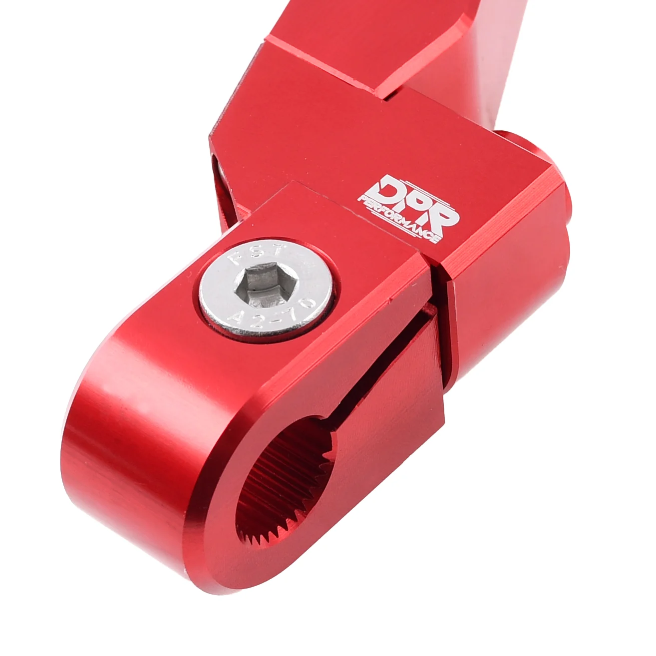 Dźwignia startera Simson S51 czerwona aluminium CNC racing DPR Performance — ujęcie 3