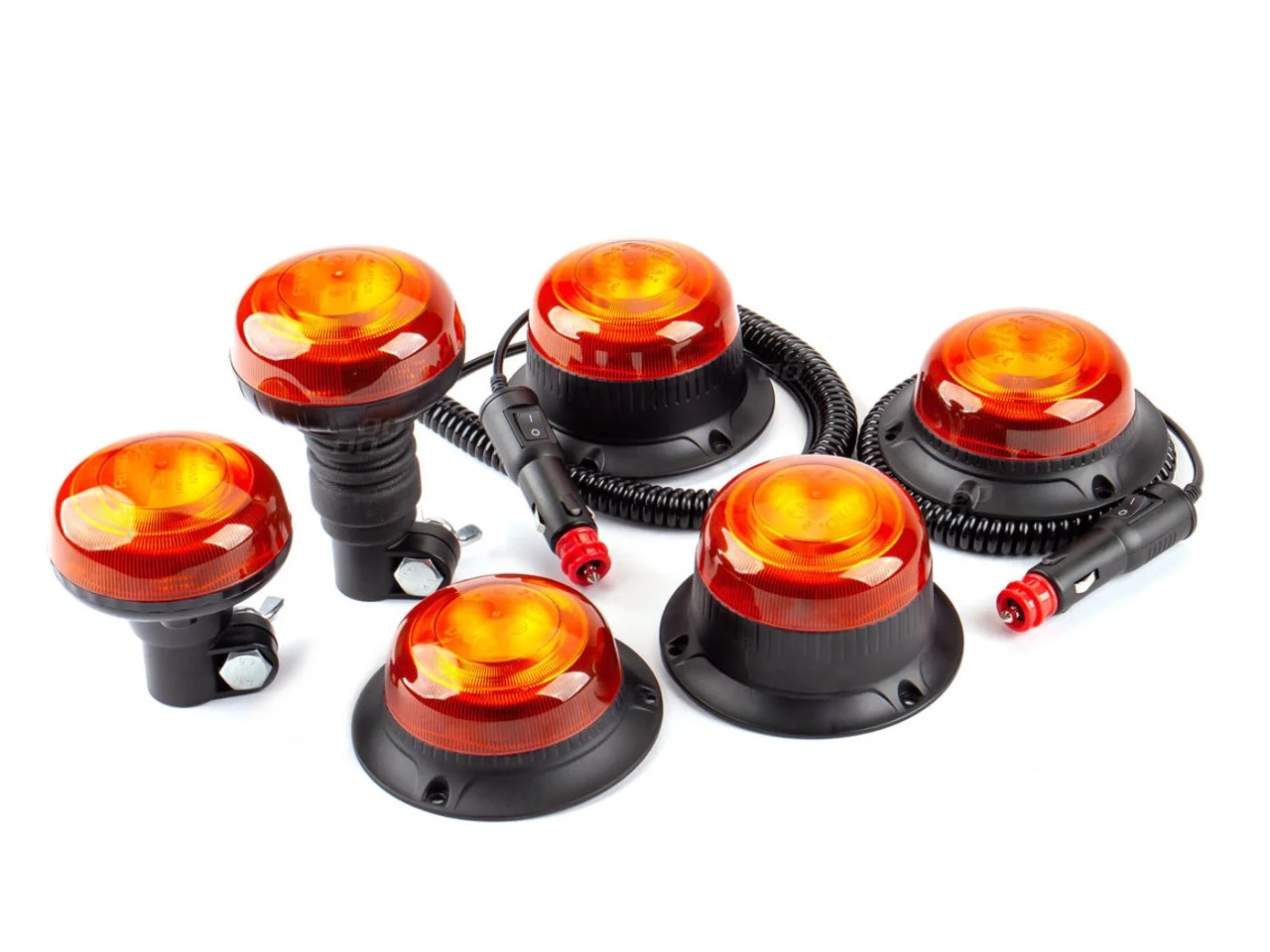 Lampa ostrzegawcza R65 R10 18LED 12/24V IP56 na śrubie — ujęcie 3