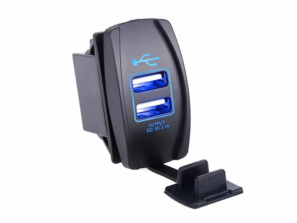 Ładowarka samochodowa 12/24V 2xUSB 2100mA+1000mA AXEL — ujęcie 2