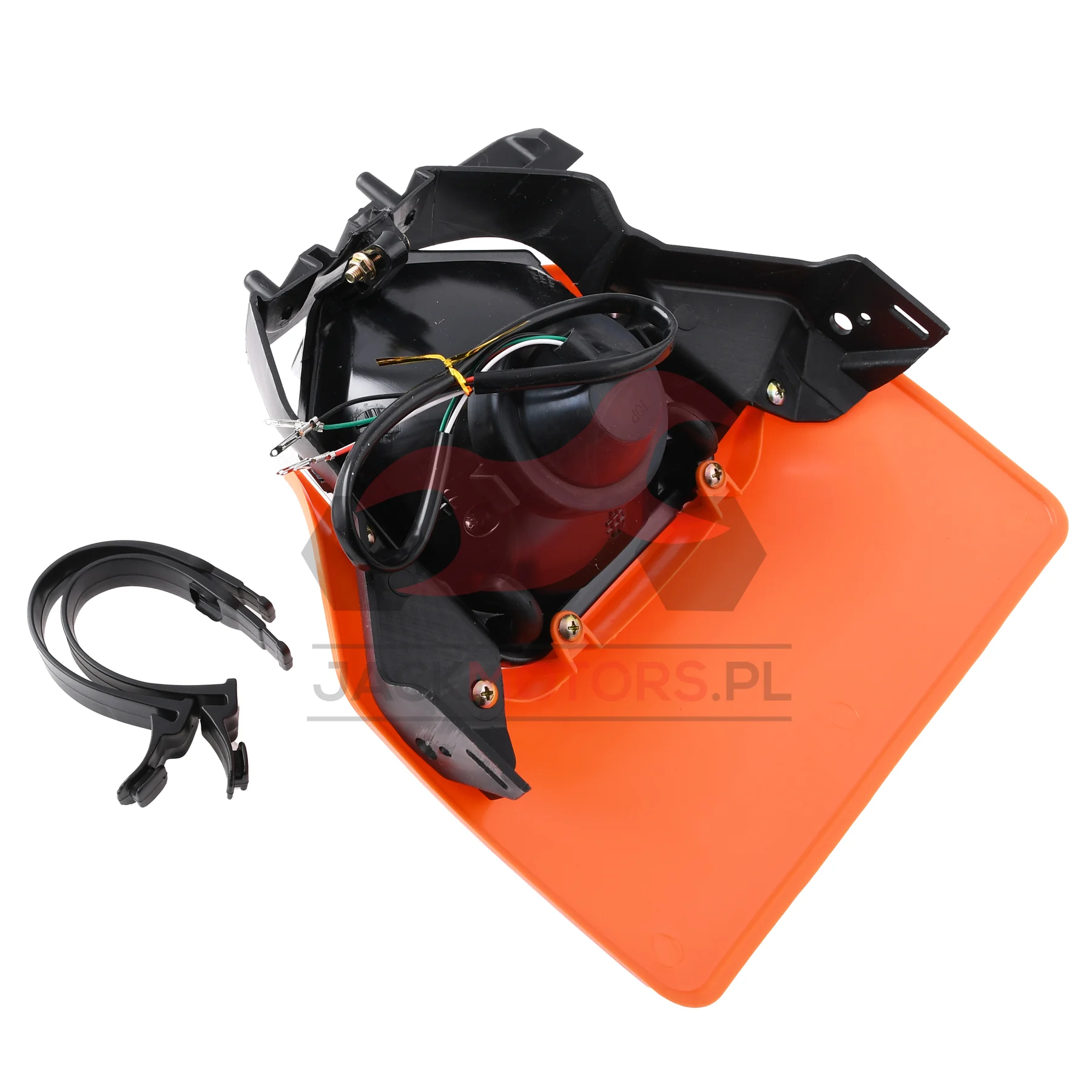 Owiewka uniwersalna Racing Force LED V3 pomarańczowa — ujęcie 2