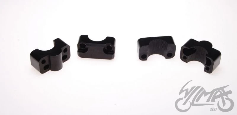 Aluminiowe mocowania kierownicy Enduro 28,5 / 22 mm — komplet — ujęcie 5