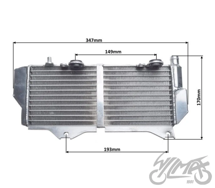 Chłodnica cieczy do Suzuki RMZ 450 2018–2022 — ujęcie 2