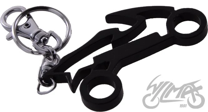 Breloczek motocykl metal czarny — ujęcie 1