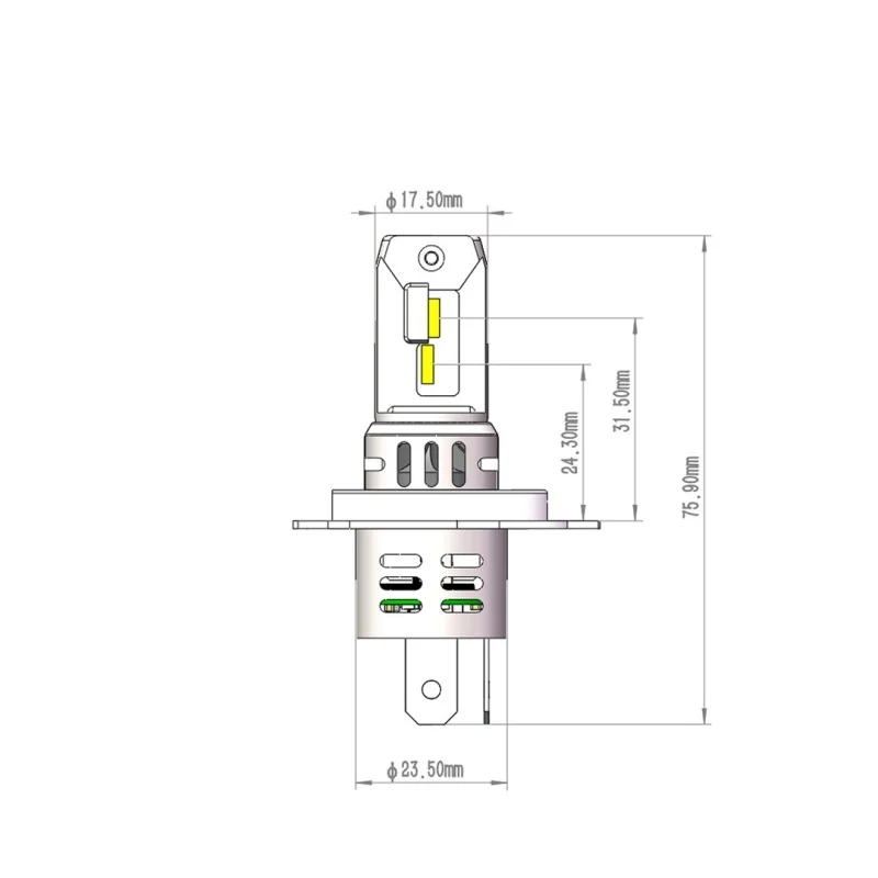 Zestaw LED SET M-TECH PRO SMART SERIES H4 — ujęcie 4