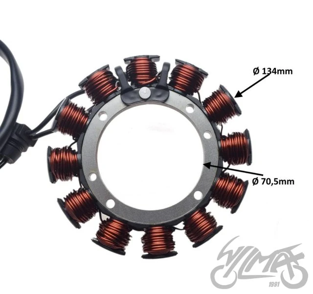 Stator 12 cewek do Harley-Davidson 29967-89C — ujęcie 2