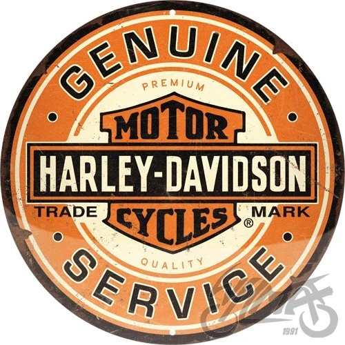 Plakat okrągły 35 cm Harley-Davidson genuine 25118 — ujęcie 1