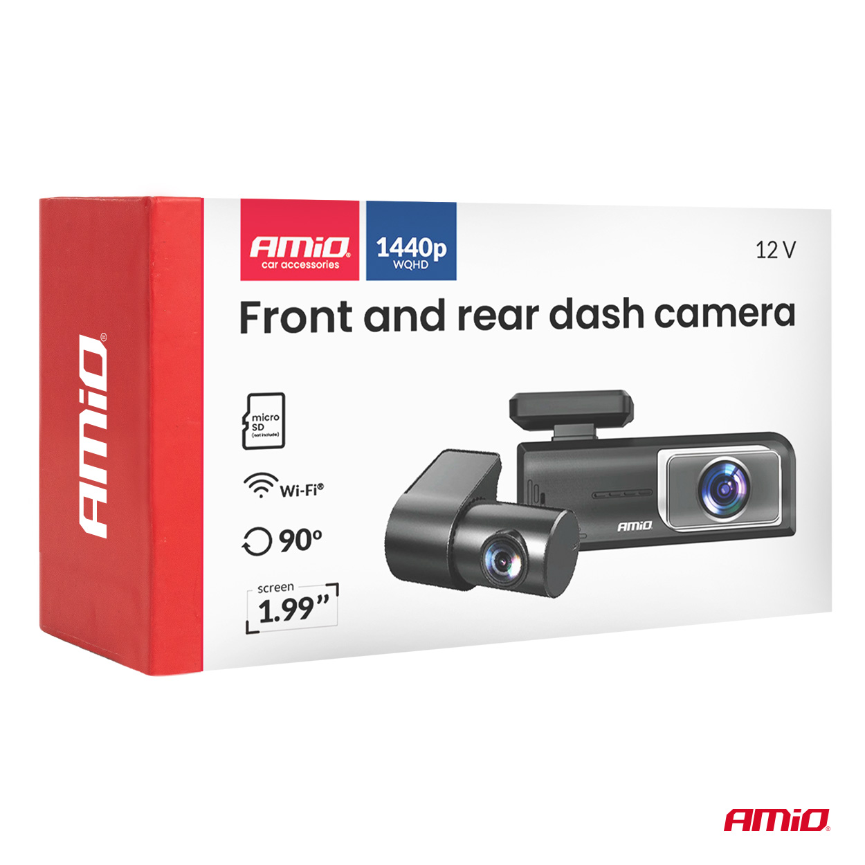 Wideorejestrator samochodowy 2K + 1K WLAN 512 GB WIFI Full HD — ujęcie 7