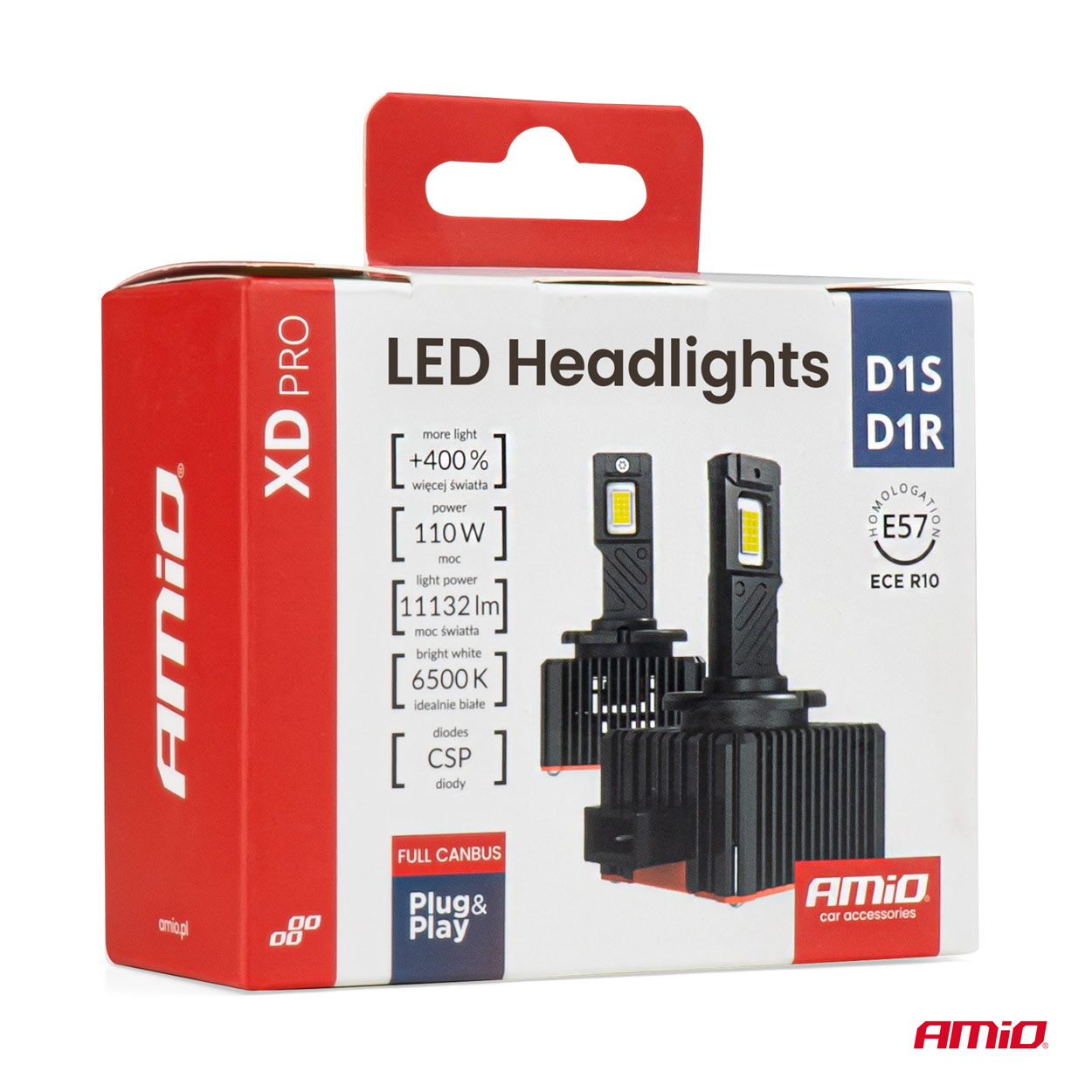 Żarówki samochodowe LED XD PRO D1S D1R FULL CANBUS — ujęcie 9