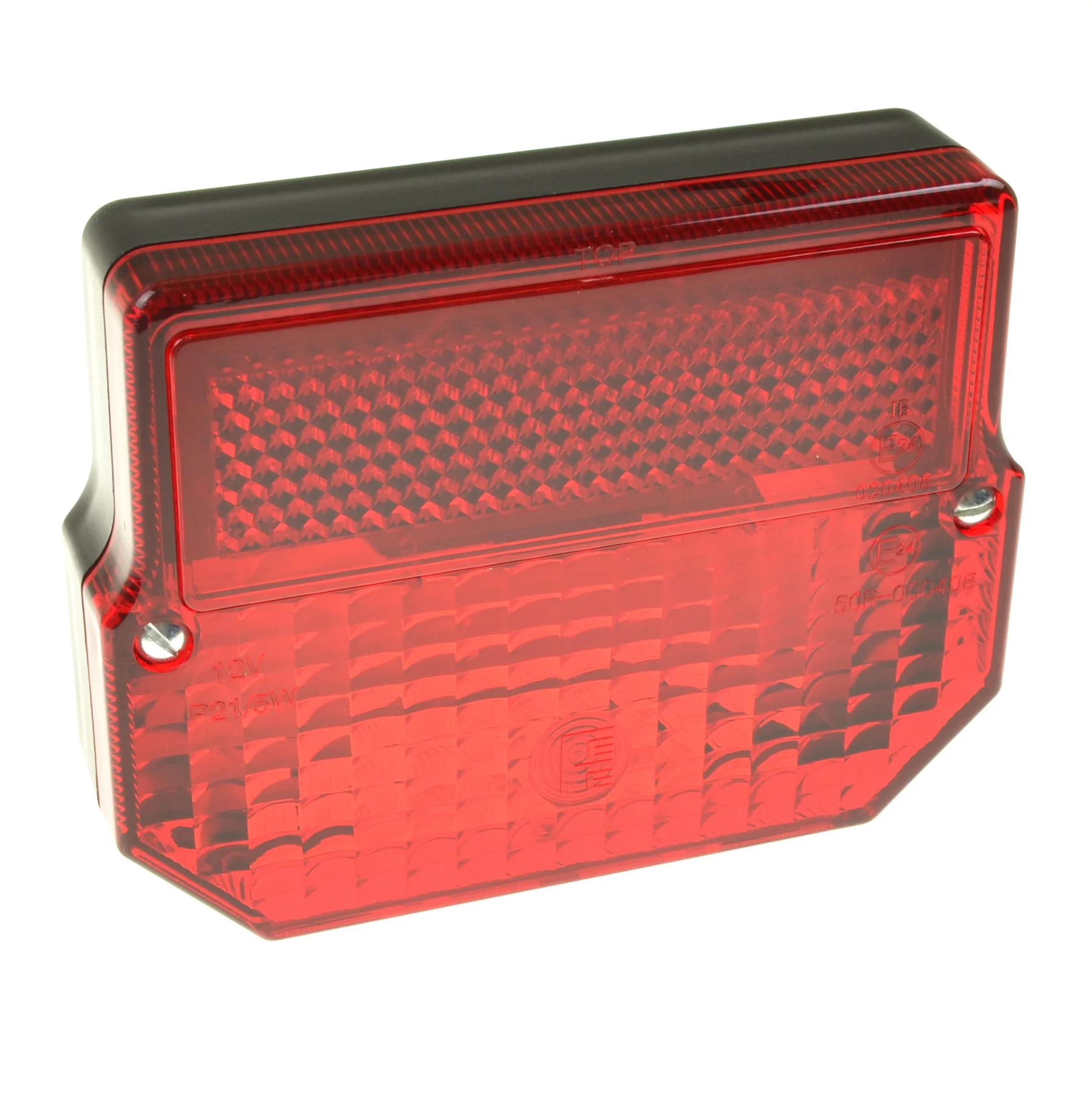 Lampa tył Simson prostokątna czerwona MZA — ujęcie 1