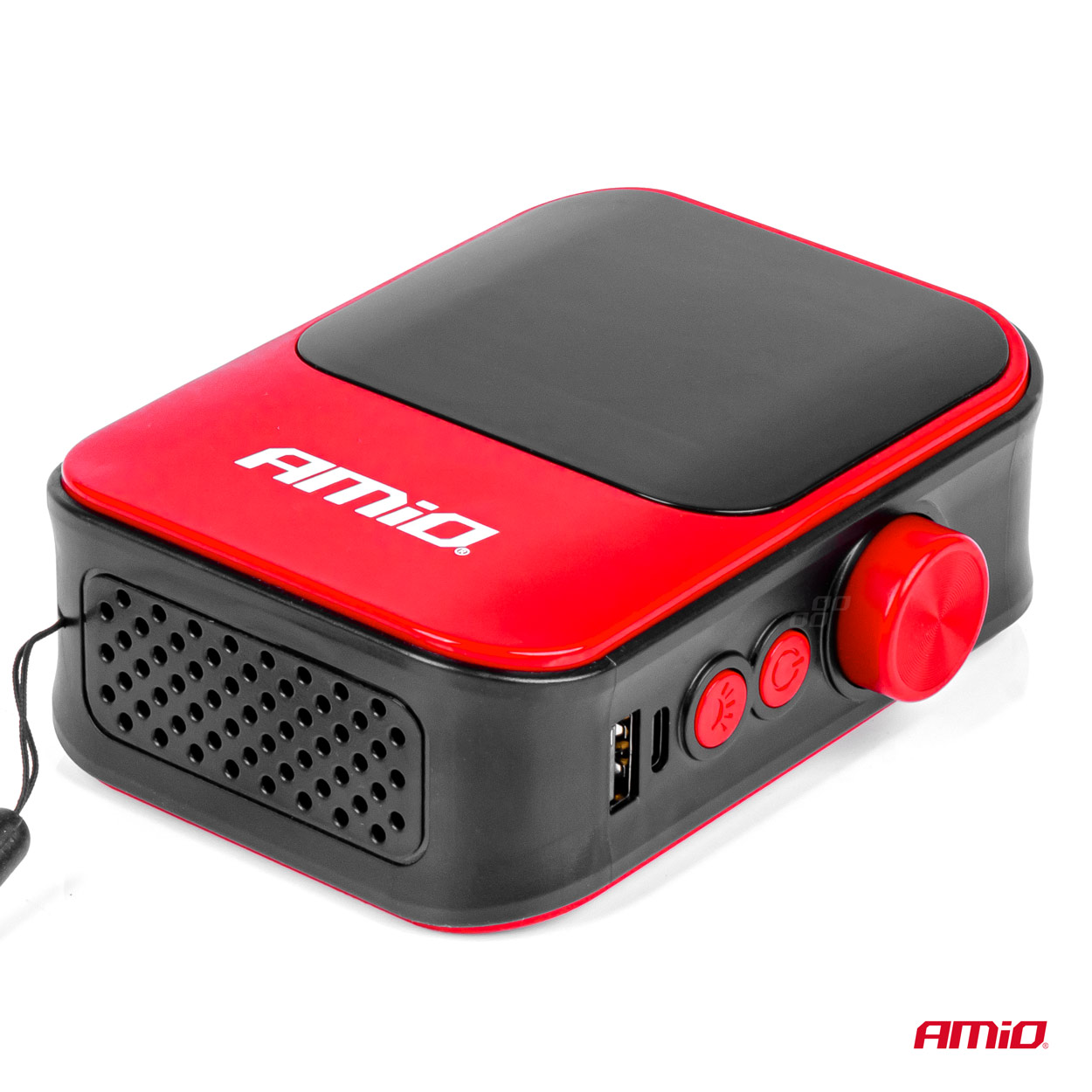Kompresor samochodowy bezprzewodowy pompka elektryczna rowerowa powerbank 40 W ACOMP-20 — ujęcie 4