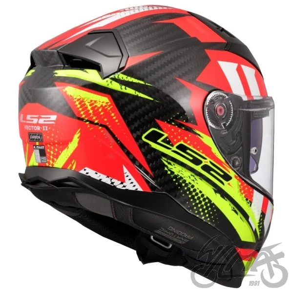 Kask LS2 FF811 Vector II C Tantic Red Yel — rozmiar XL — ujęcie 4