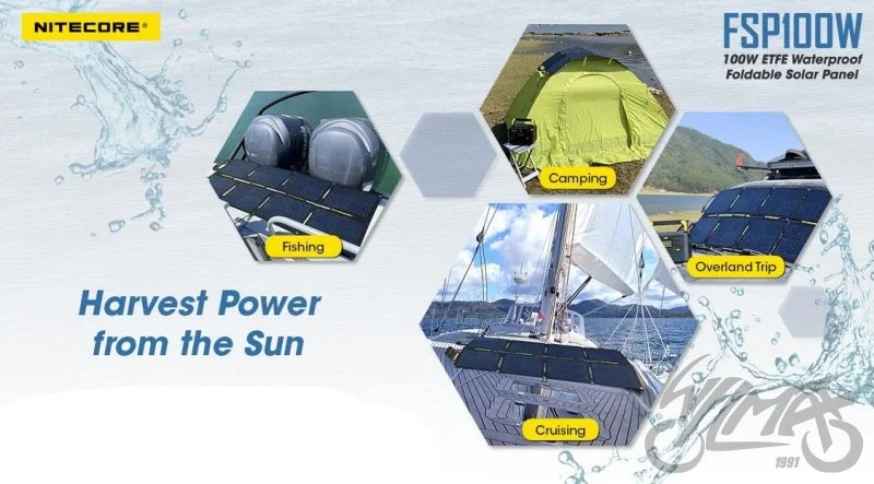Panel słoneczny solar 100 W Nitecore FSP100W — ujęcie 4